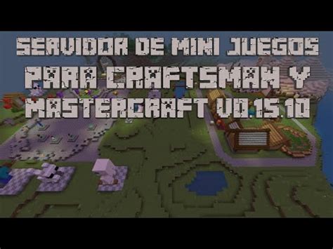 Servidor De Mini Juegos Par Craftsman Y Mastercraft V Youtube