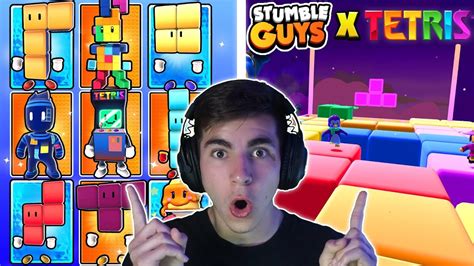 NUOVA MAPPA TETRIS EMOTE SPECIALE E NUOVE SKIN Su Stumble Guys 0 62