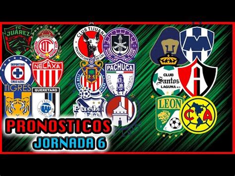 PRONOSTICOS JORNADA 6 APERTURA 2022 LIGA MX Quiniela Futbol