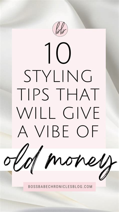 10 Old Money Aesthetic Style Tips Boss Babe Chronicles