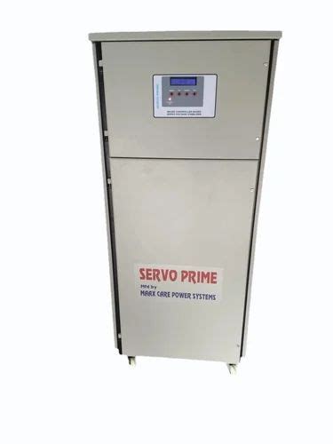 Kva Servo Prime Three Phase Air Cooled Servo Stabilizer For Control