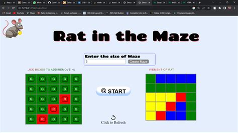 GitHub - krsachin9696/Rat-In-a-Maze-Simulator: Forking this repo, to make some updates in the ...
