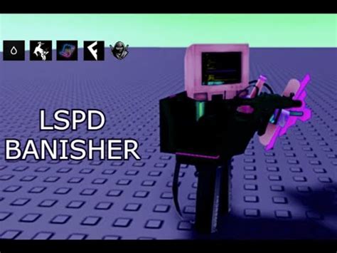 LSPD Banisher Roblox Script Showcase Hydrogen Fluxus Etc FE