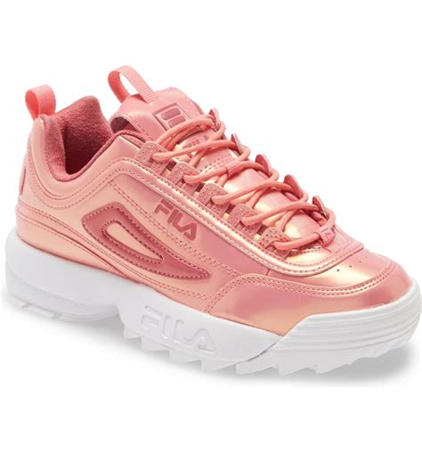 Fila Pink Iridescent Sneakers 2020 | POPSUGAR Fashion UK