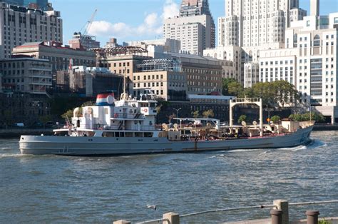 North River Back The Dep Sludge Ship North River Passing T Flickr