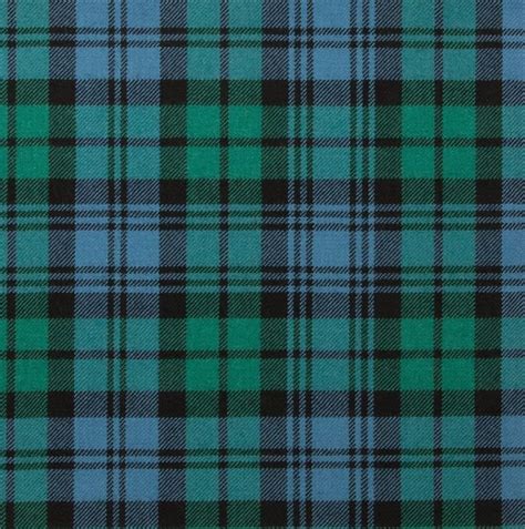 Black Watch Ancient Lightweight Reiver 10oz Tartan Wool Fabric