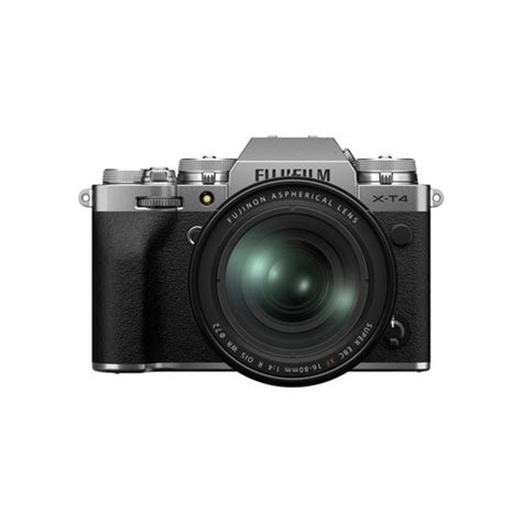 Fujifilm X T4 Mirrorless Camera With 16 80mm Lens Silver