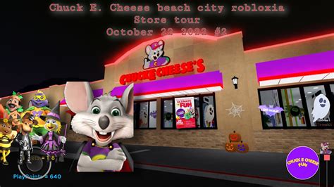 Store Tour Chuck E Cheese Beach City Robloxia October 22 2022 2 Youtube