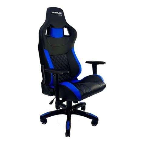 Cadeira Gamer Mymax Mx Preto C Azul Mgch Mx Bk Bl Ip Inform Tica