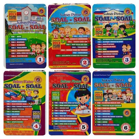 Jual Buku Sukses Pintar Soal Soal Ulangan Harian Semester Kelas 1 2 3