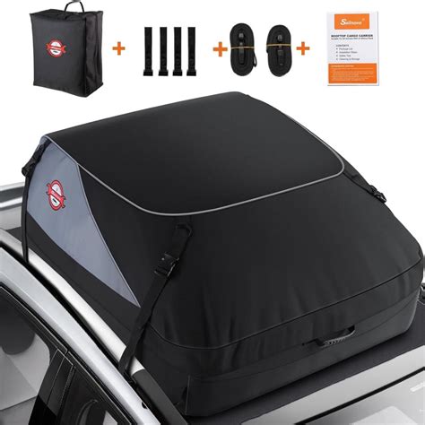 Sailnovo Rooftop Cargo Carrier Bag And Car Top Carrier Waterproof 15 Cubic Feet