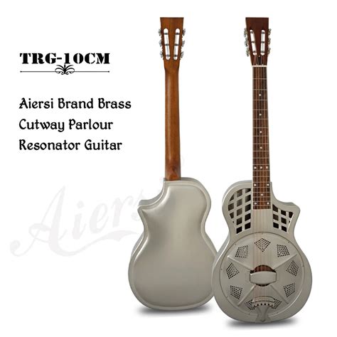 Aiersi Brand Parlour Resonator Guitar Wooden Mahogany Dobro Acoustic Guitar String Instruments