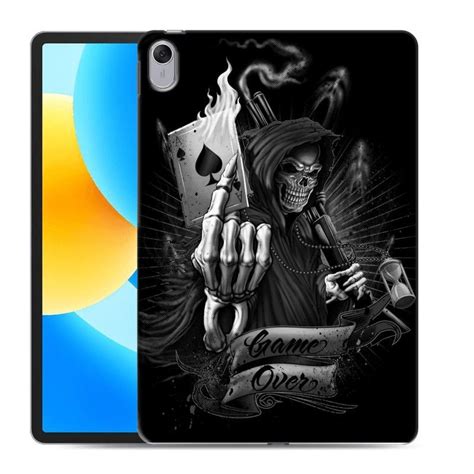 Дизайнерский силиконовый чехол для Huawei MatePad 11.5 Скелет и туз ...