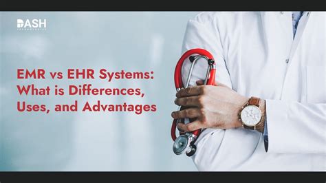 Emr Vs Ehr Systems What Is Differences Uses And Advantages Youtube