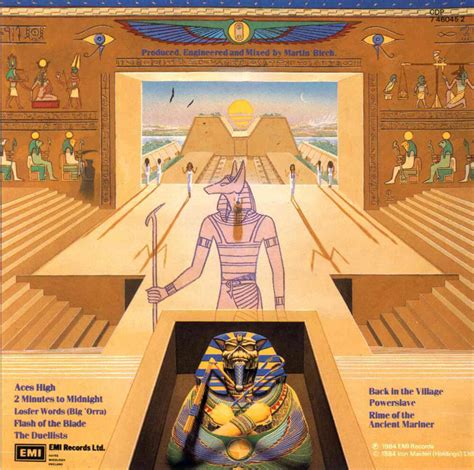 Grandes Portadas Del Rock Iron Maiden Powerslave” 1984 Nación Rock