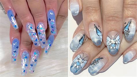 82 Ombre Nails Butterfly Design | Omnivorvora