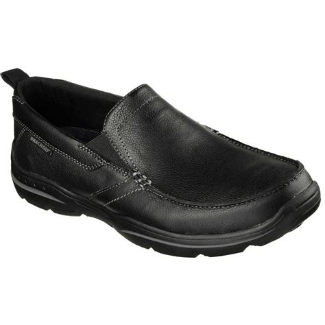 Skechers Harper Forde Relaxed Fit Mens Casual Shoes 64858 Blk