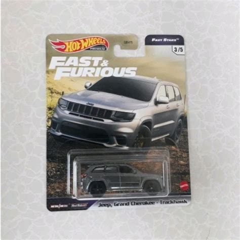 Hotwheels Premium Fast Furious Jeep Grand Cherokee TrackHawk Shopee