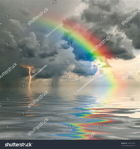 32,971 Rainbow With Storm Clouds Images, Stock Photos & Vectors ...