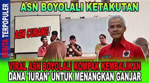 Asn Curang Viral Asn Boyolali Kompak Kembalikan Dana Iuran Untuk