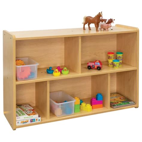 Tot Mate 5 Compartment Preschool Storage Shelving Unit 46w