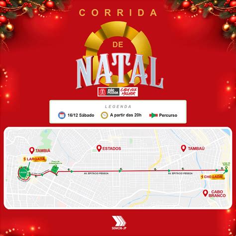 Semob JP divulga esquema de trânsito para Corrida do Natal SEMOB