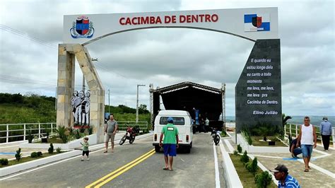 Tudo Pronto Pra Inaugura O Hoje Do Portal De Entrada De Cacimba De