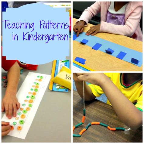 How To Teach Patterns To Kindergarten