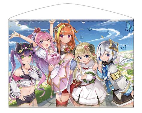 Yahooオークション 【ホロライブ 夏祭り】4期生 B2タペストリー 桐