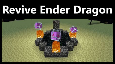 How To Revive Ender Dragon In Minecraft Youtube