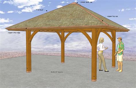 Pavilion Plans - Wood's Shop Creative Builders