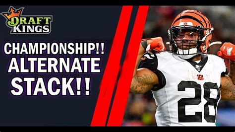 Draftkings Afc Nfc Championship Round Alternate Stack Nfl Dfs Picks