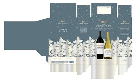 Chateau Ste Michelle Holiday Gift Pack Bradley O Neal Design