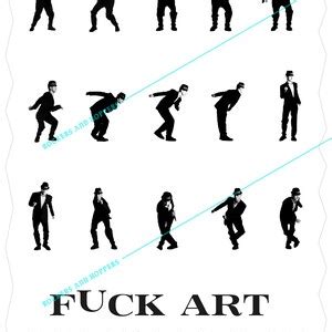 Madness Fuck Art Let S Dance Art Print Etsy