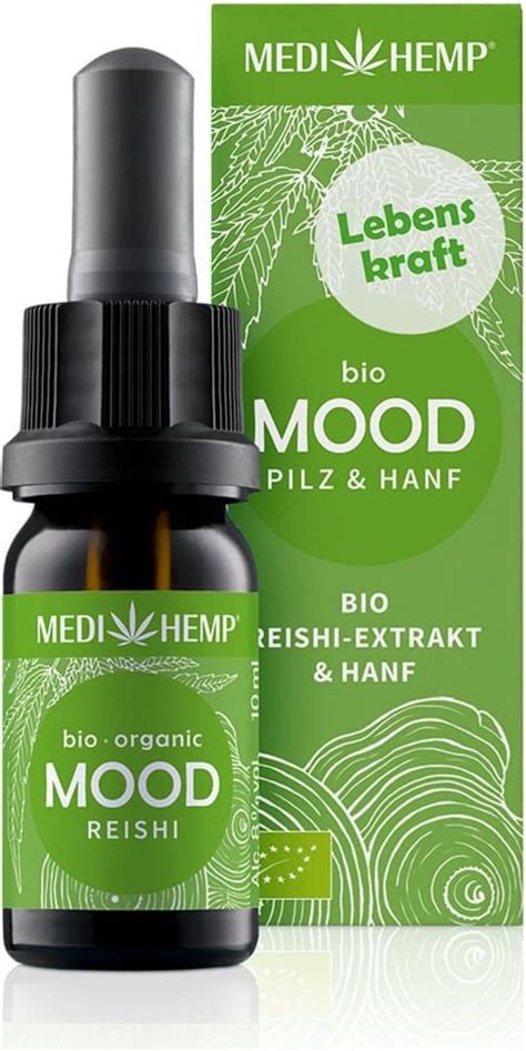 MOOD Reishi Hanf Extrakt Bio 10 Ml MEDIHEMP VitalAbo