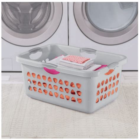 Sterilite Bushel Ultra Laundry Basket Plastic Cement Free Shipping