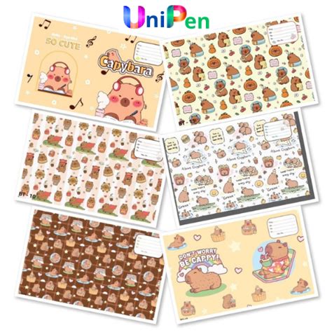 SỈ Sấp Giấy Bao Tập Lồng Kiếng Trong Nhiều Mẫu Hot Trend Hoạt Hình CAPYPARA LOOPY