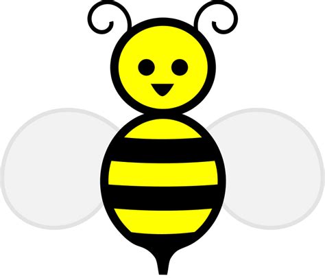 clip art transparent background bee - Clip Art Library