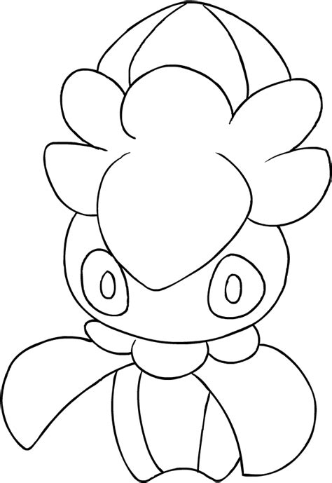 Coloriage De Fomantis Des Pokemon Soleil Et Lune