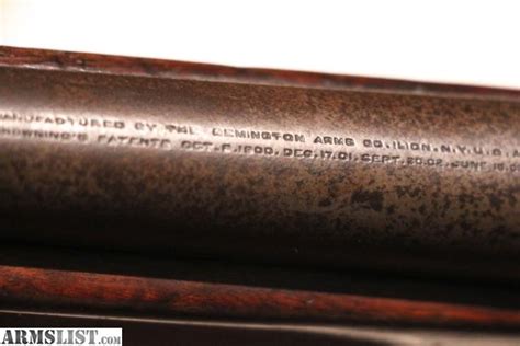 Armslist For Saletrade 1904 Browning A5 Patent Remington