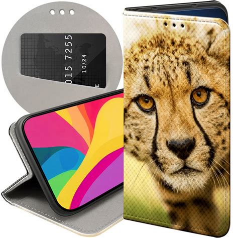 Etui Z Klapk Do Xiaomi Lite Civi Wzory Gepard C Tki Panterka