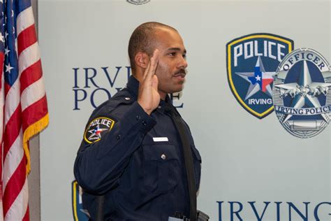 Congratulations To Officer Carstarphen Irving Police Department