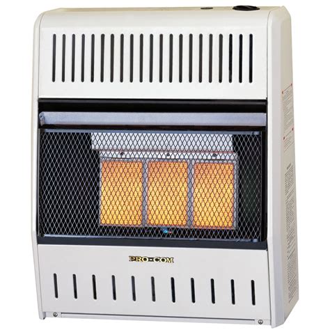 ProCom MN180HPA Ventless Natural Gas Wall Heater - 3 Plaque, 18,000 BT ...