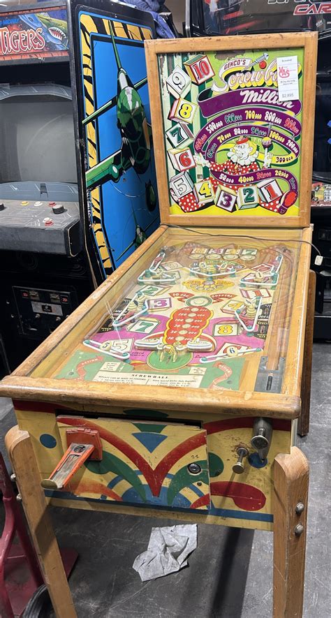 Screwball Pinball Machine - Vintage Arcade Superstore