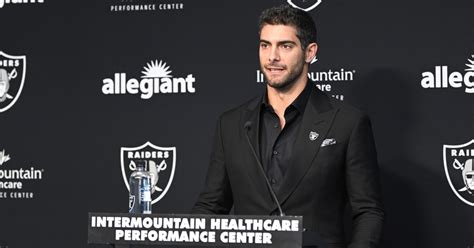 Jimmy Garoppolo Passes Training Camp Physical With Las Vegas Raiders