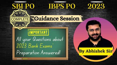 Bank Exams All Doubts Cleared In One Video Sbi Po Ibps Po