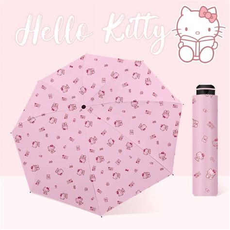 Sanrio Kawaii Cinnamoroll Umbrella Sunscreen Uv Proof Folding High Value Girl Dual Purpose