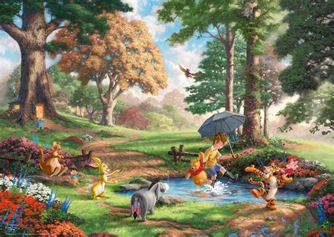 Puzzle Thomas Kinkade Disney Winnie The Pooh 1 000 Stykker