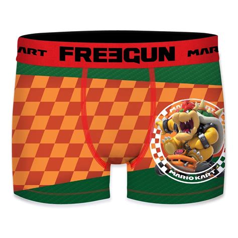 Boxer homme Mario Kart Bowser Résultats page pour Freegun