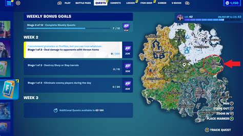 Where to destroy slurp or slap barrels in Fortnite Chapter 4 Season 3